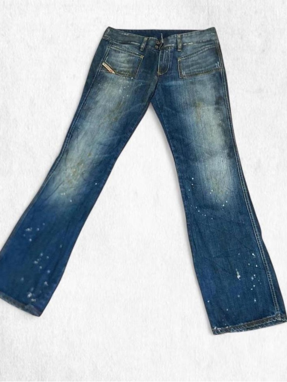 DIESEL archival HUSH Lowrise bootcut jeans – 2005 Italy 🇮🇹 size 30x32